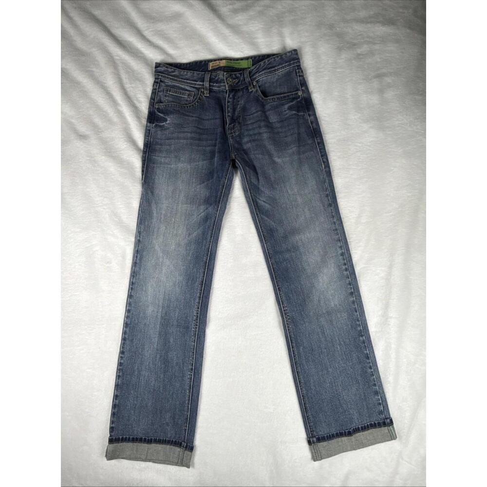 Rock & Roll Denim Vintage '46 Pistol Straight Men's 32x34 Cuffed Inseam 33"